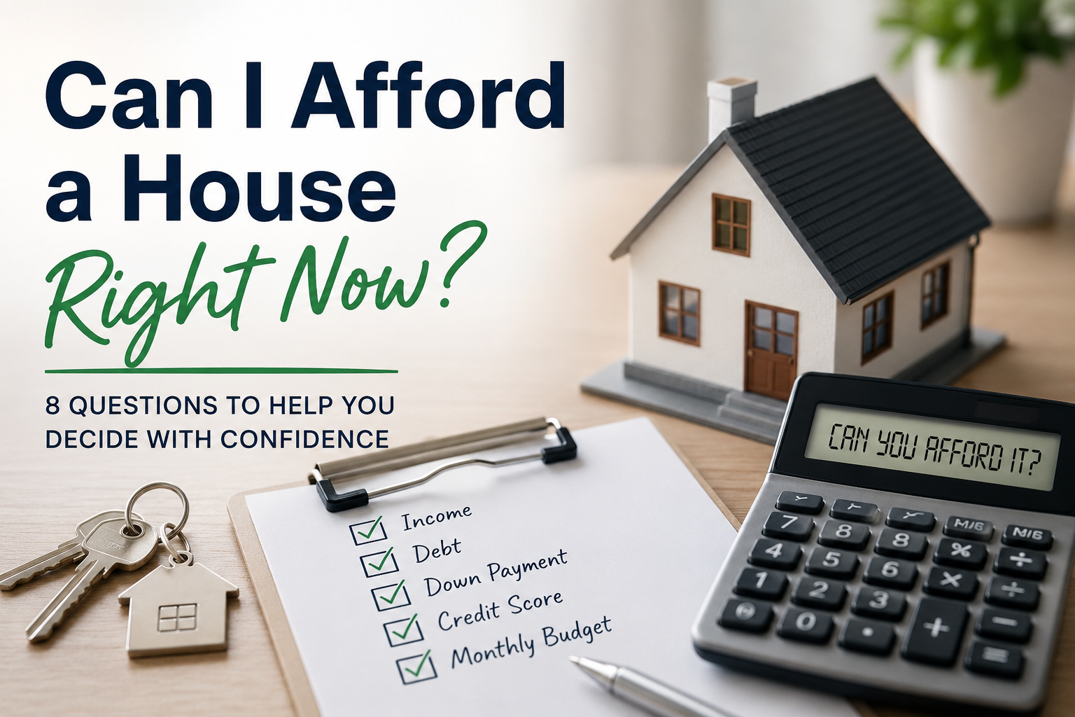 Can I Afford A House Right Now?