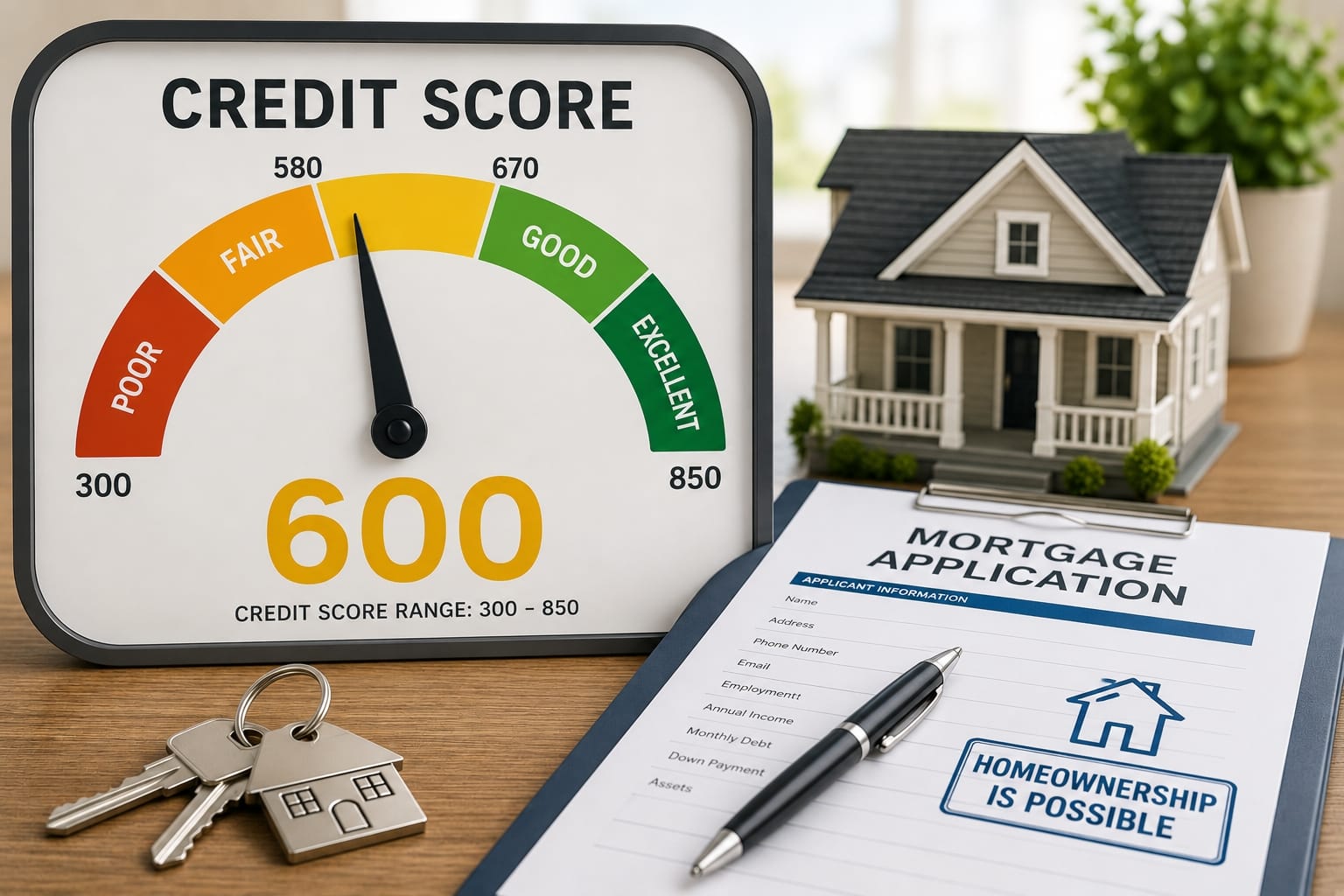 Can I Get a Mortgage With a 600 Credit Score?