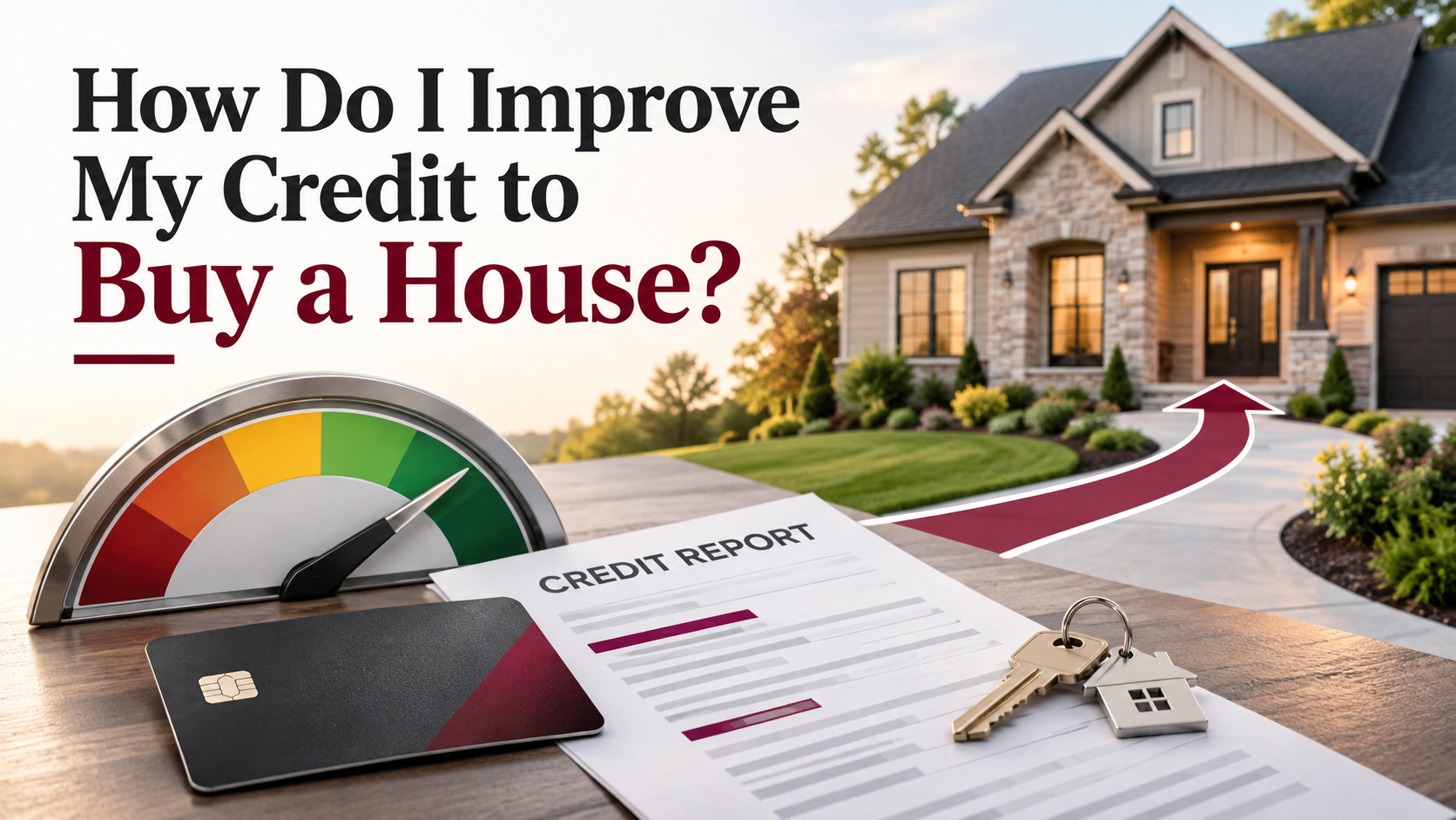How Do I Improve My Credit to Buy a House?