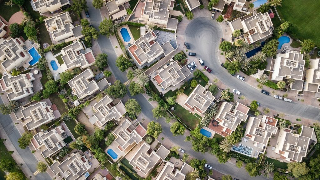 Housing Market - Aerial Photo